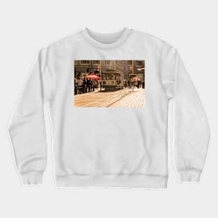 Cable Car in San Francisco Crewneck Sweatshirt